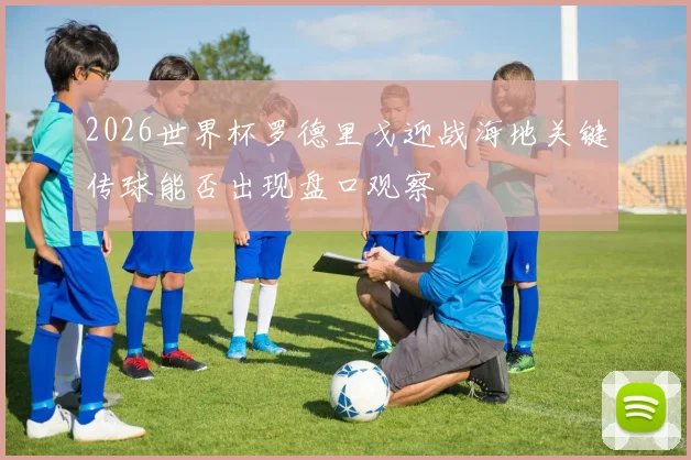 2026世界杯罗德里戈迎战海地关键传球能否出现盘口观察